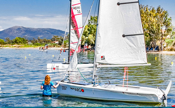 Beach Sailboat